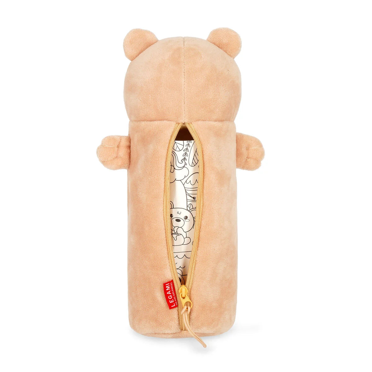 Legami Soft Plush Pencil Case - Super Soft! - Teddy Bear "Dream Big"