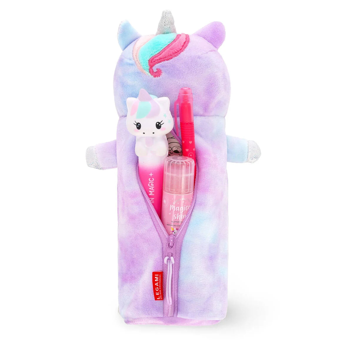 Legami Soft Plush Pencil Case - Super Soft! - Unicorn "Believe In Magic"