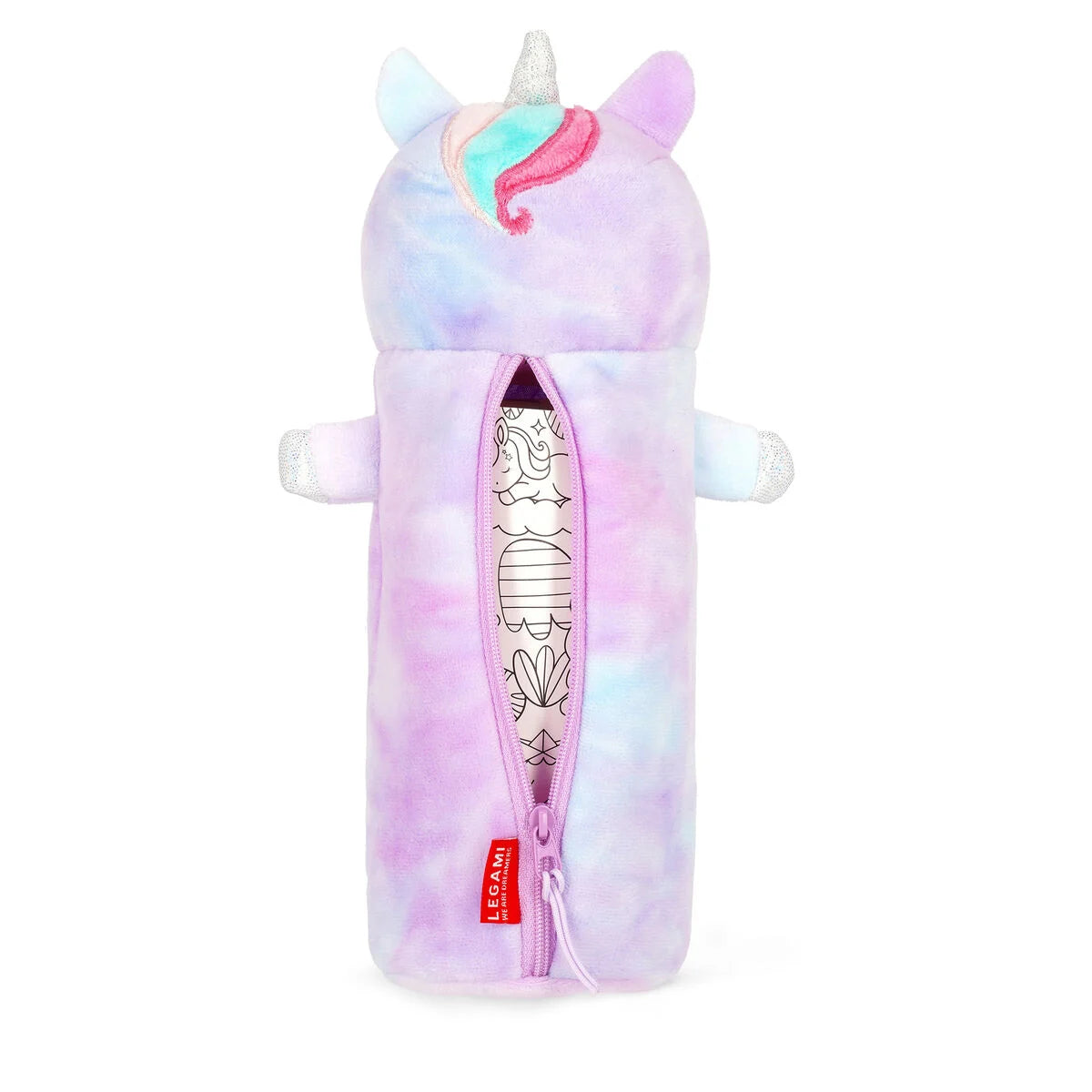 Legami Soft Plush Pencil Case - Super Soft! - Unicorn "Believe In Magic"