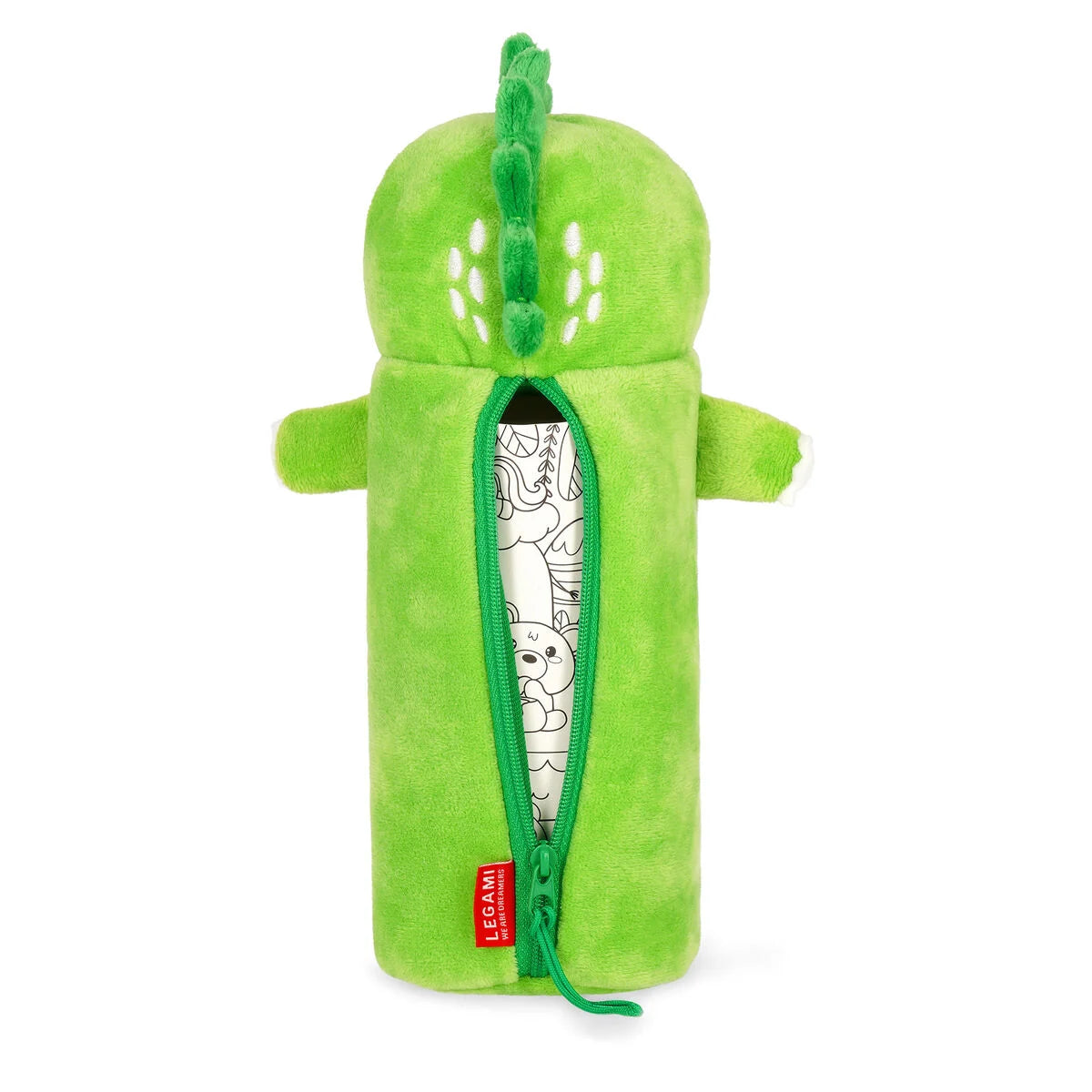 Legami Soft Plush Pencil Case - Super Soft! - Dino "Roooarr"