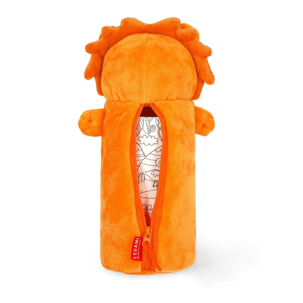 Legami Soft Plush Pencil Case - Super Soft! - Lion "The King"
