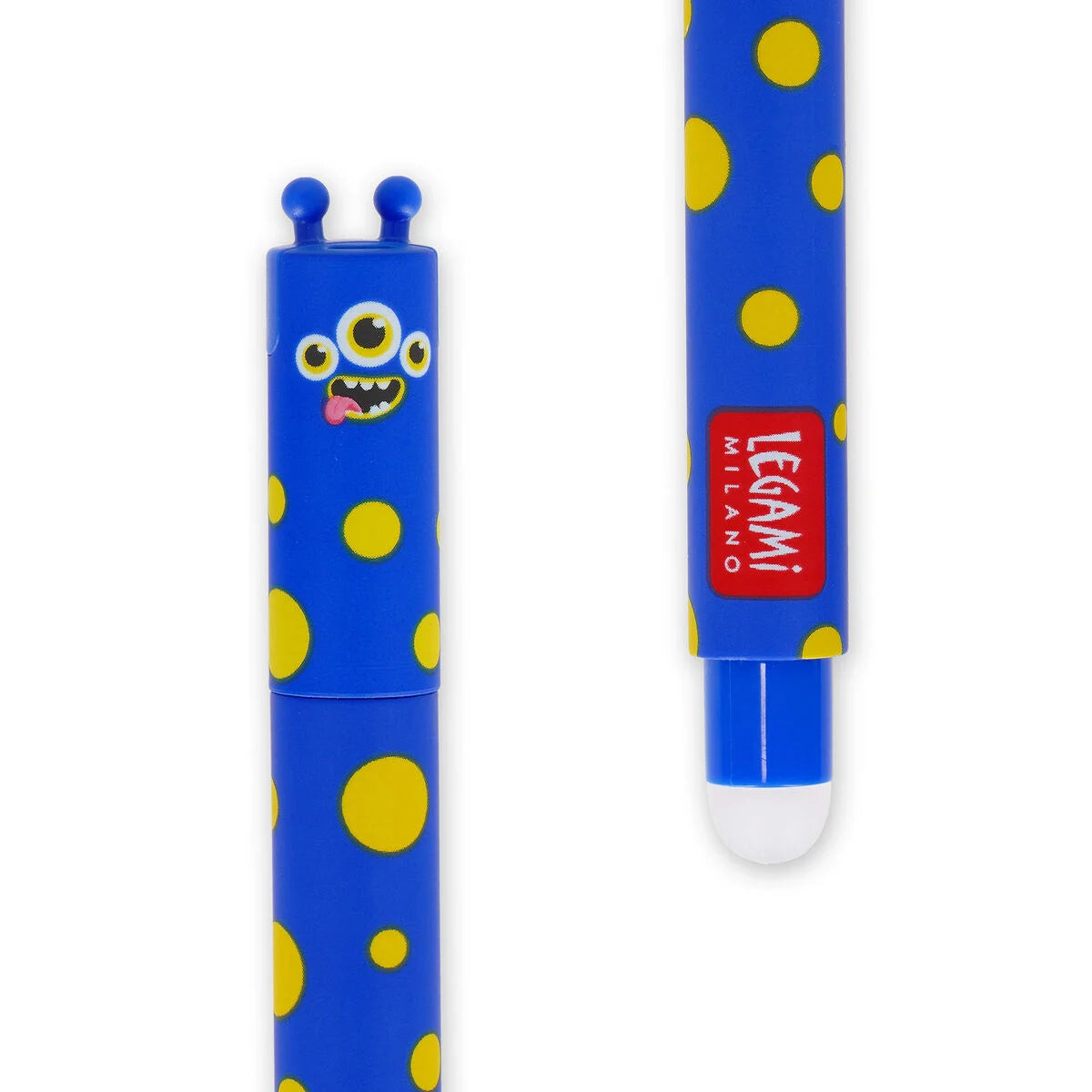 Legami Erasable Gel Pen 0.7mm Blue Ink - Monster "Aaargh-Dorable!"