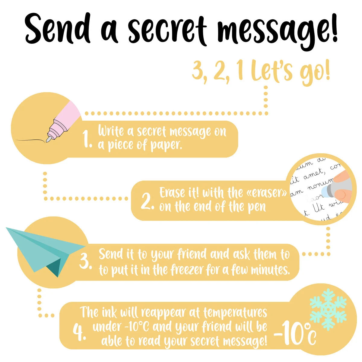 Legami Erasable Pen Set Of 3pcs - The Nutcracker