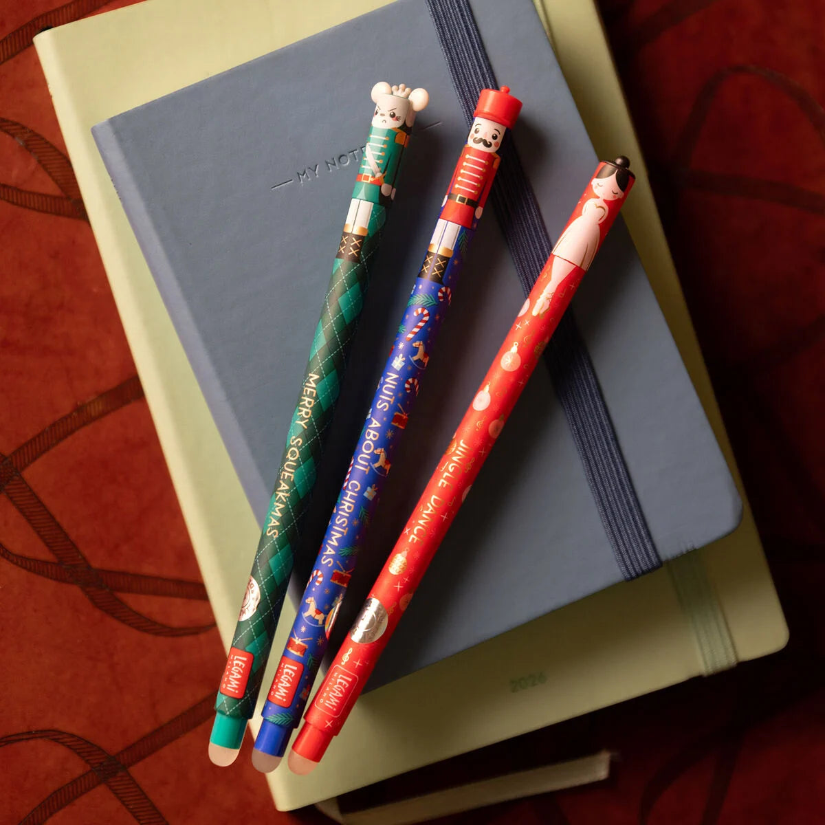 Legami Erasable Pen Set Of 3pcs - The Nutcracker
