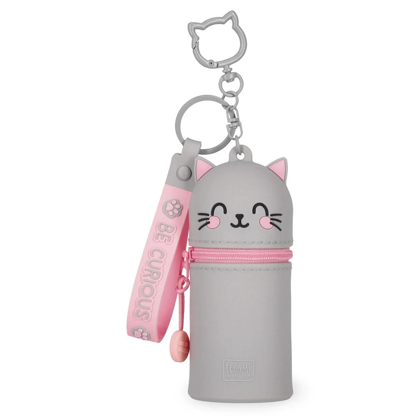 Legami Coin Purse With Keychain - Mini Kawaii - Kitty