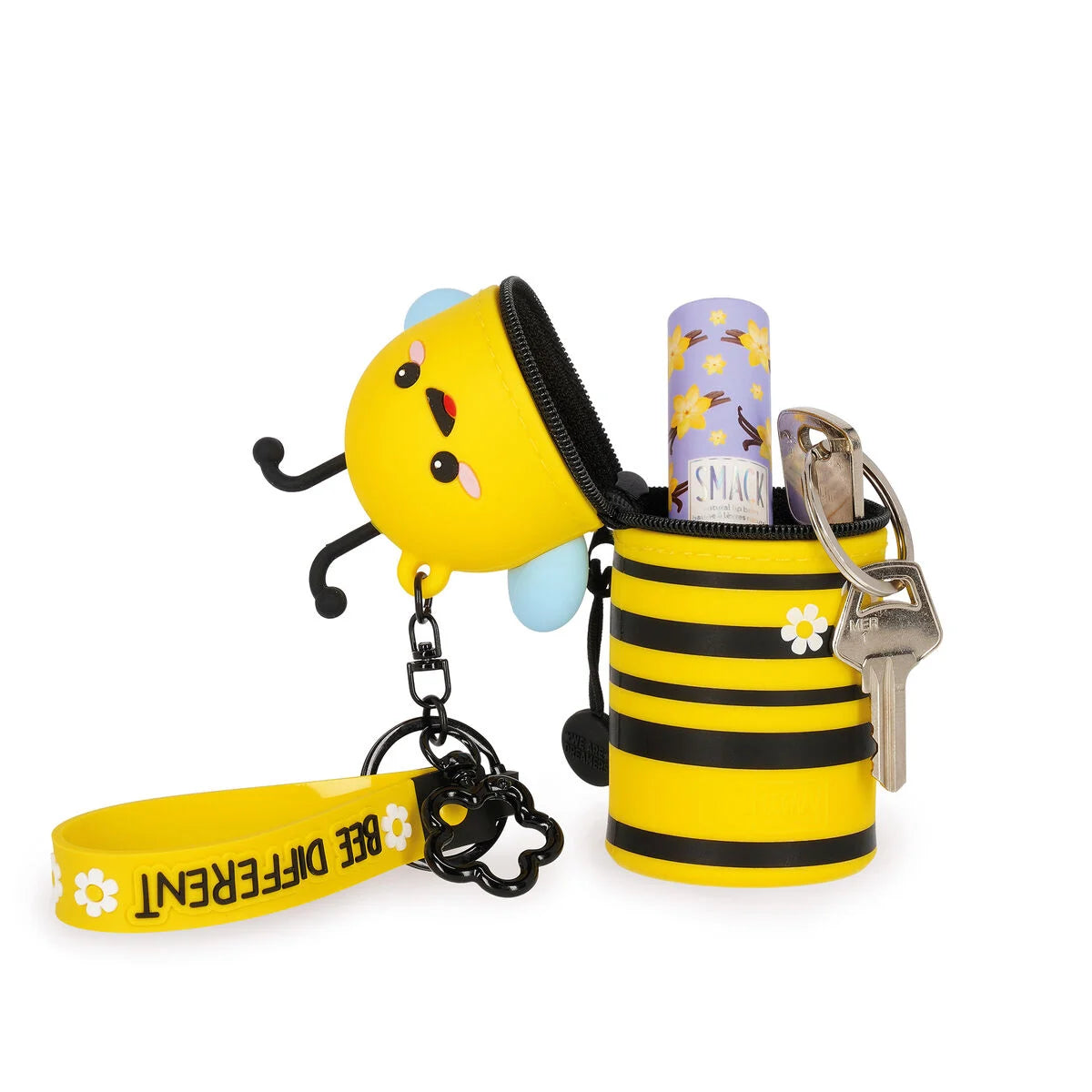 Legami Coin Purse With Keychain - Mini Kawaii - Bee