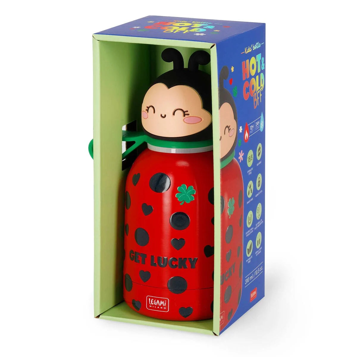Legami Kids Bottle - Hot&Cold BFF - Ladybug