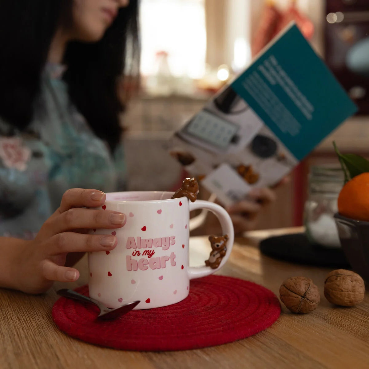 Legami Stoneware Cup 350ml - Too Cute To Handle - Always In My Heart