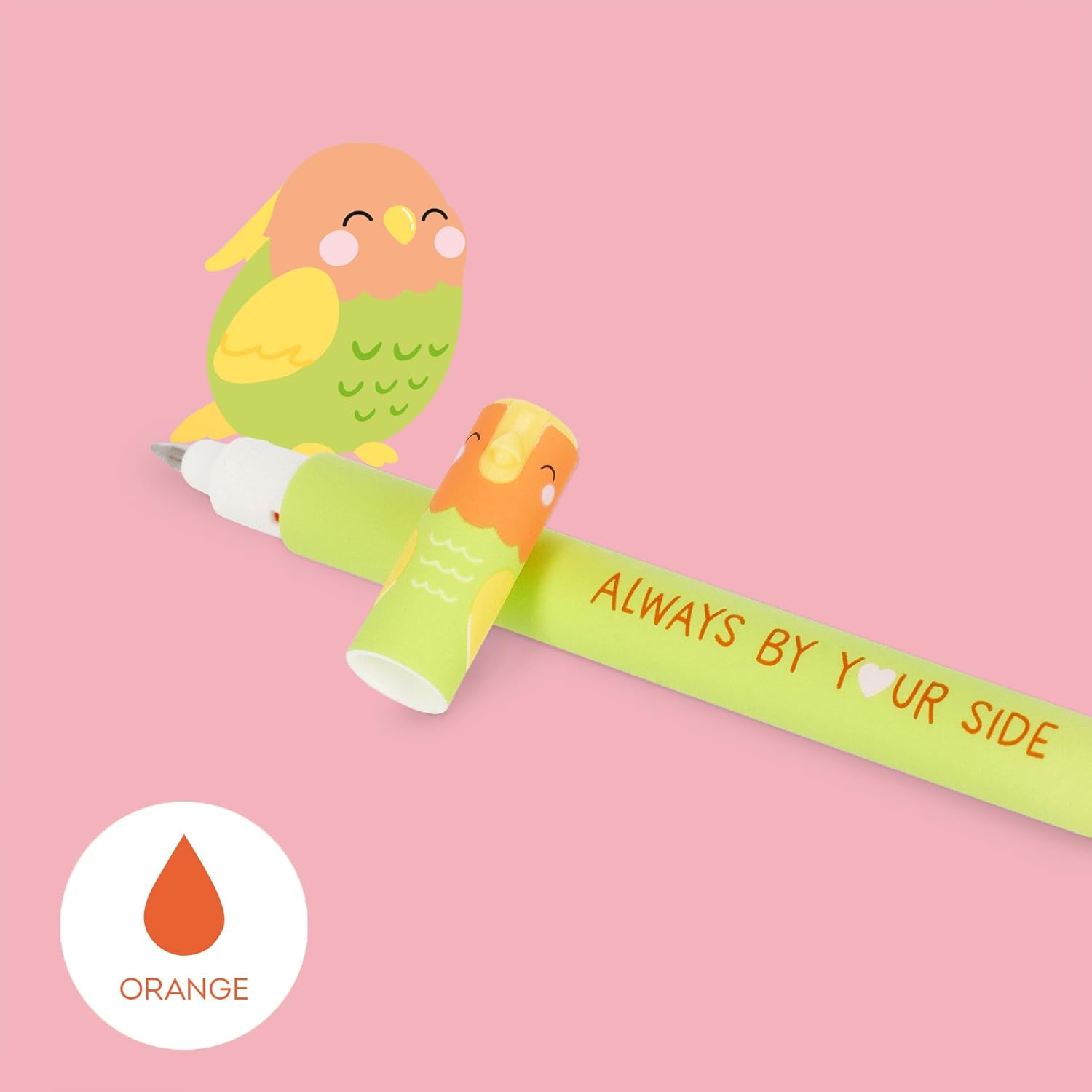 Legami Erasable Pens Set Of 2pcs - Better Together - Turquoise & Orange Ink