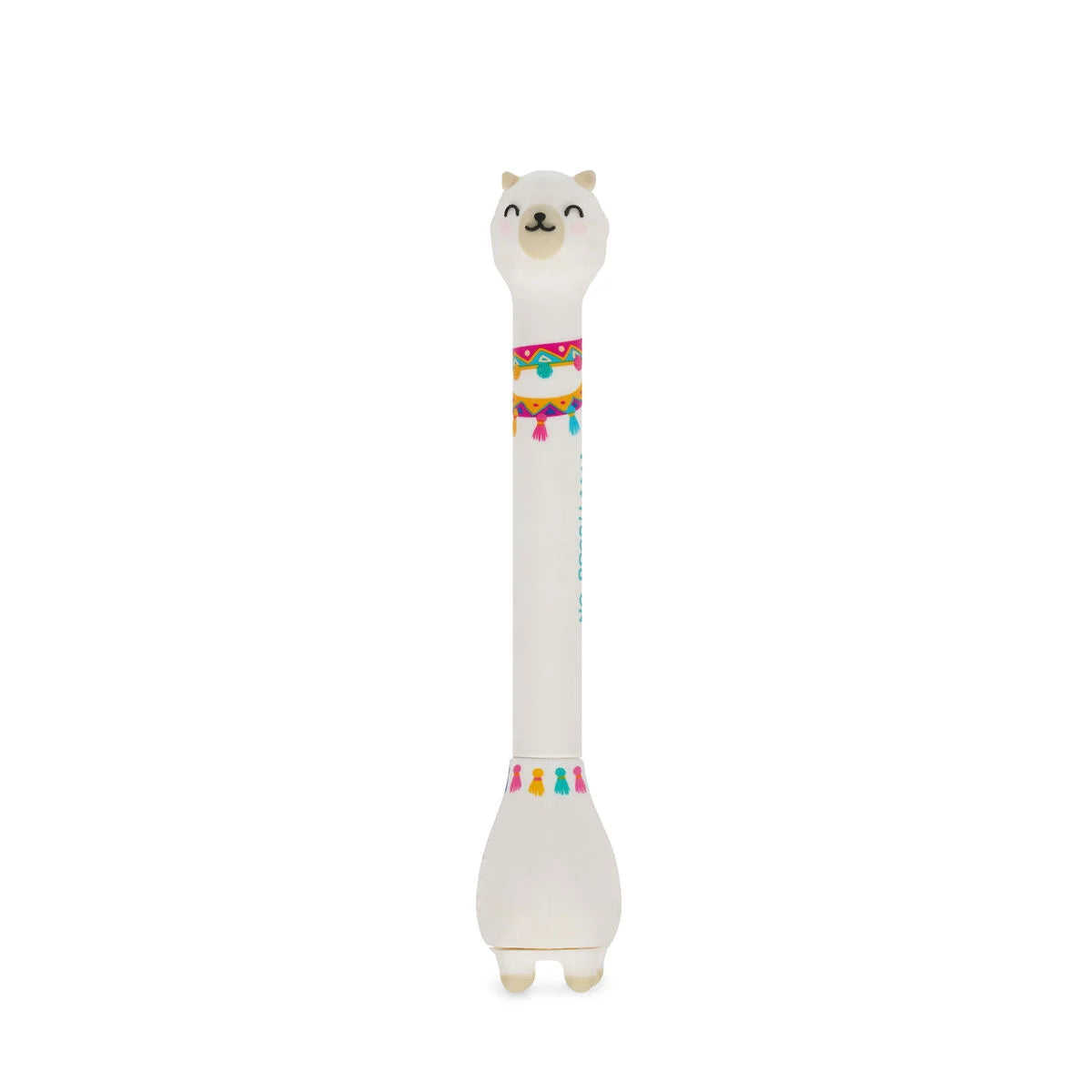 Legami Ballpoint Pen With Base - Stand-Ink Ovation - Llama / Sky Blue Ink
