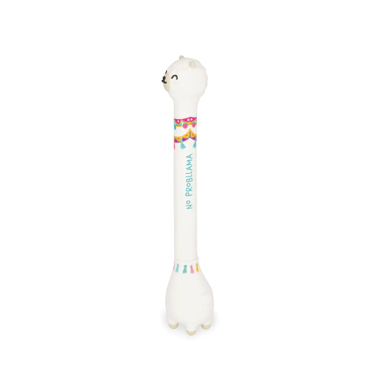 Legami Ballpoint Pen With Base - Stand-Ink Ovation - Llama / Sky Blue Ink