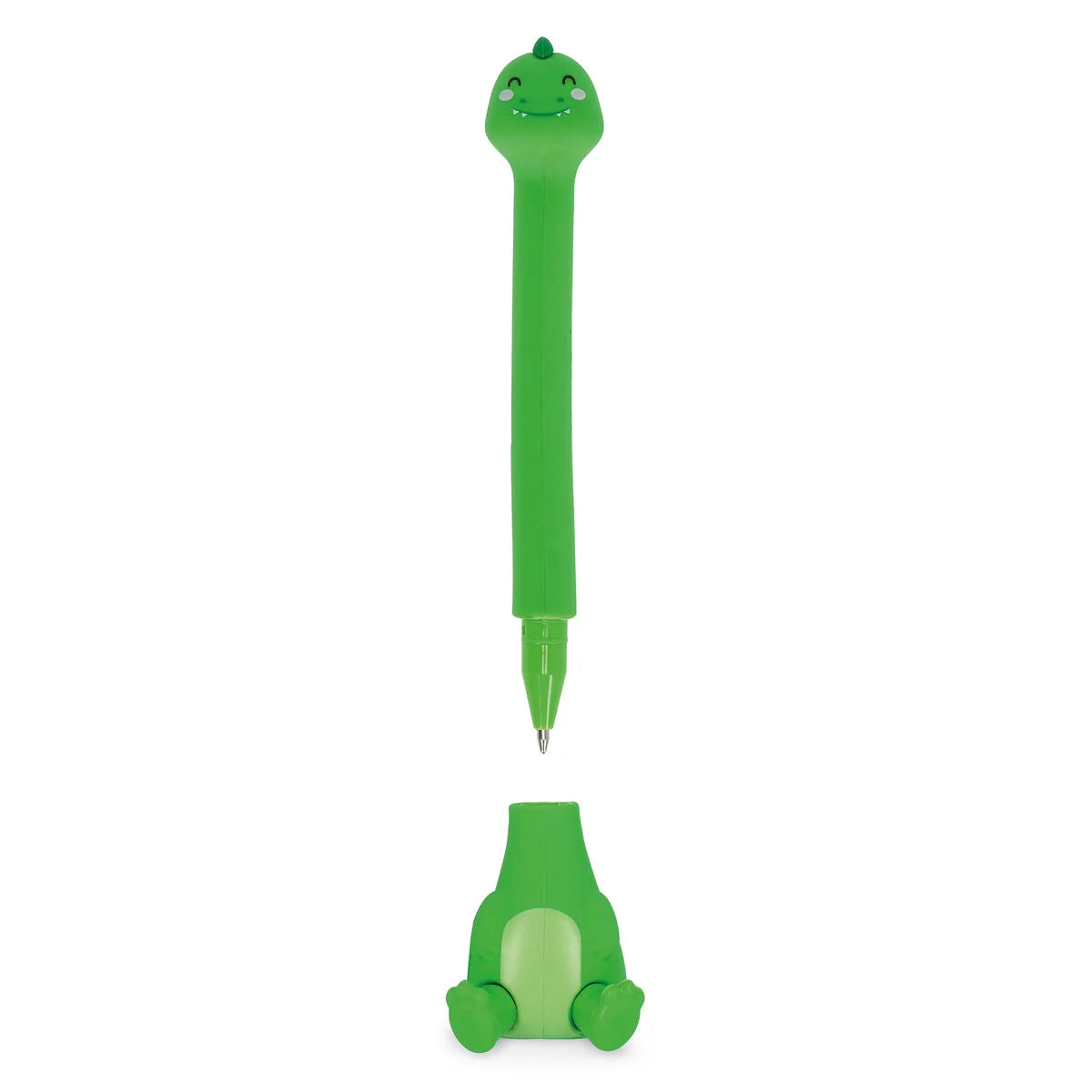 Legami Ballpoint Pen With Base - Stand-Ink Ovation - Dino / Black Ink