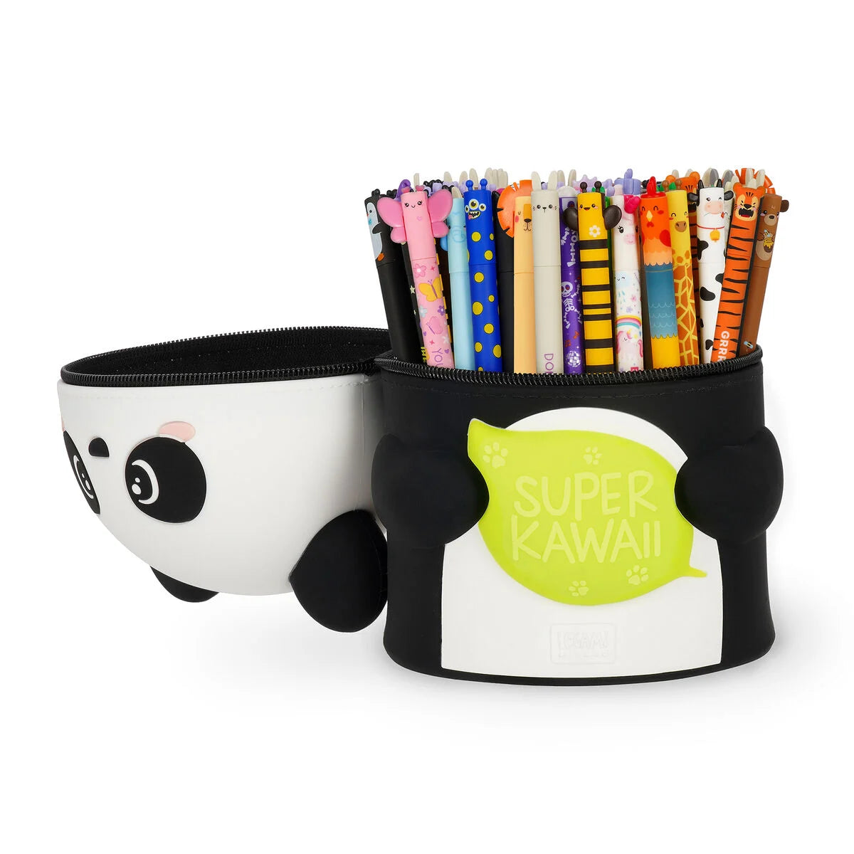 Legami Soft Silicone Table Pen Holder - Super Kawaii - Panda