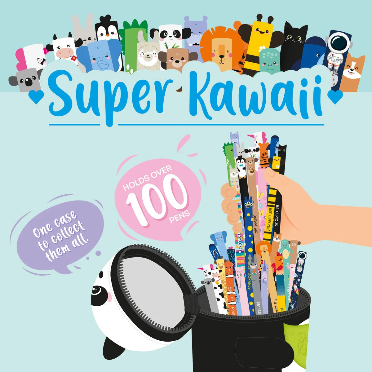 Legami Soft Silicone Table Pen Holder - Super Kawaii - Panda