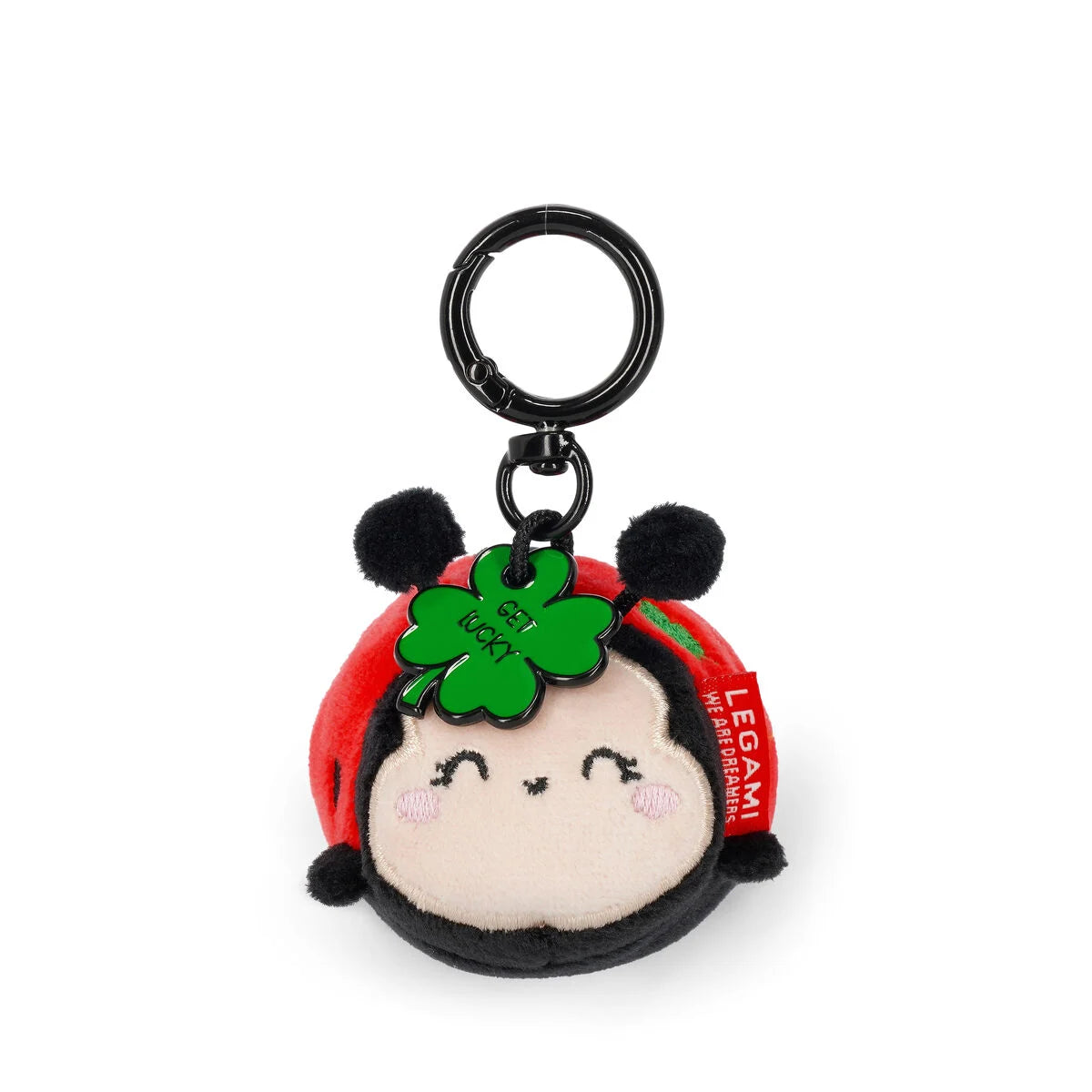 Legami Plush Key Ring - Tiny Super Soft! - Ladybug - Get Lucky