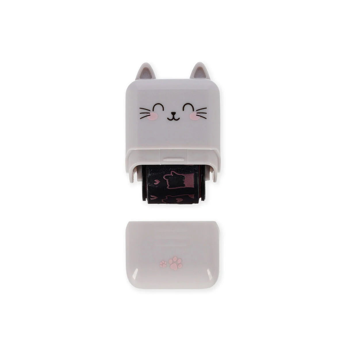 Legami Decorative Roller Stamp - Deco - Kitty / Pink Ink