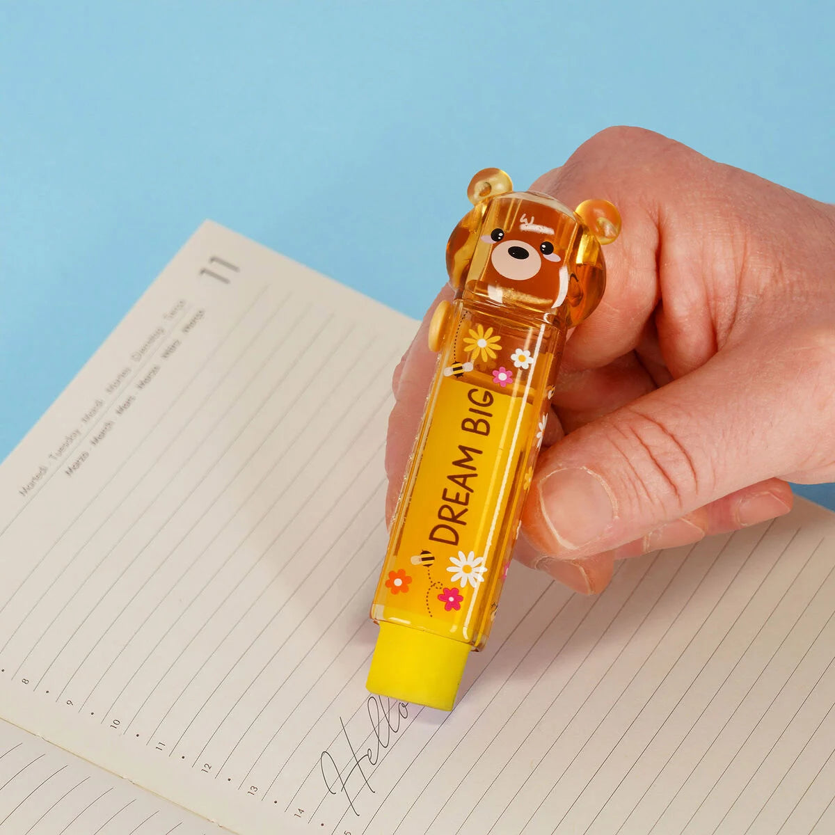 Legami Retractable Eraser - Bear Sweet Bear - Teddy Bear