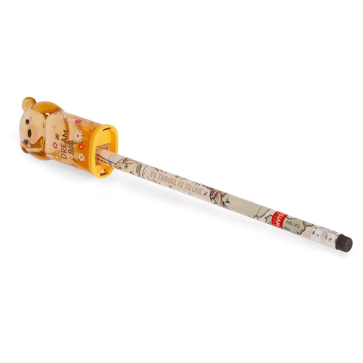 Legami Pencil Sharpener With Container - Bear Sweet Bear - Teddy Bear