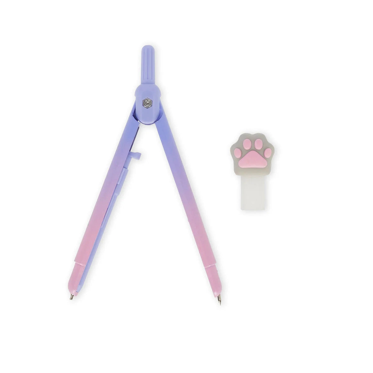 Legami Compass With Mechanical Pencil - Meow - Kitty Paw