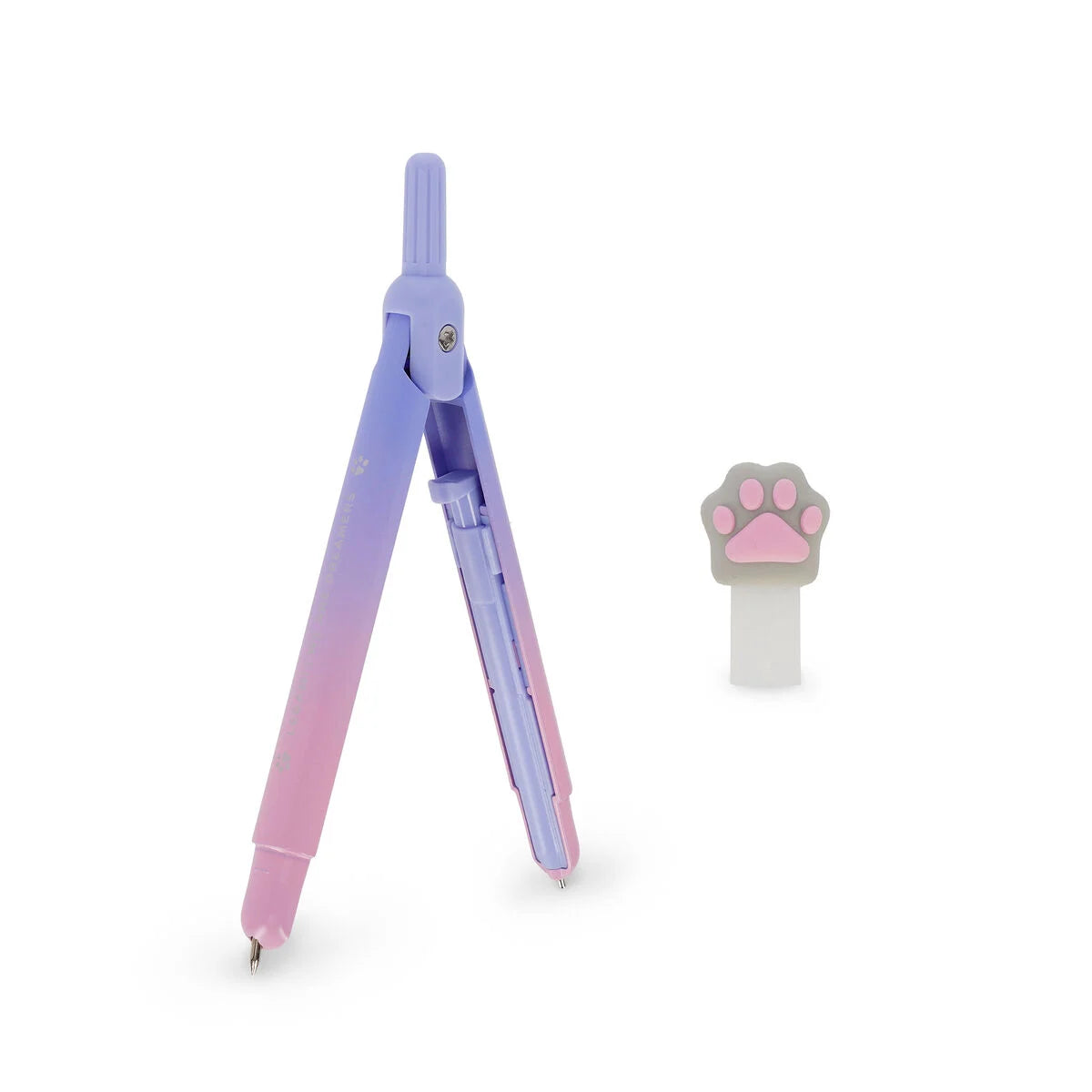 Legami Compass With Mechanical Pencil - Meow - Kitty Paw