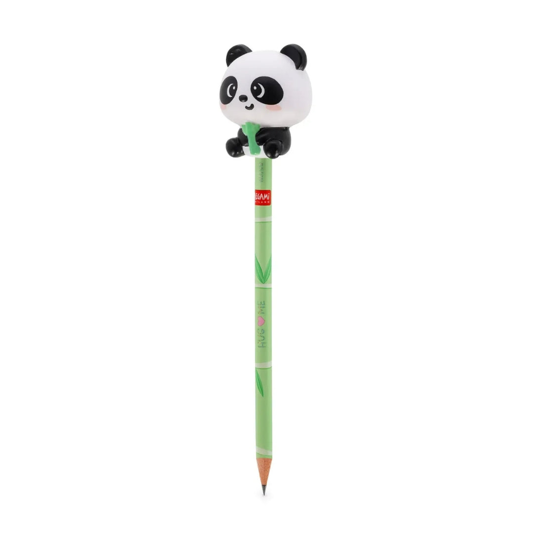 Legami Pencil With Squishy - Squeezies - Panda / Hug Me