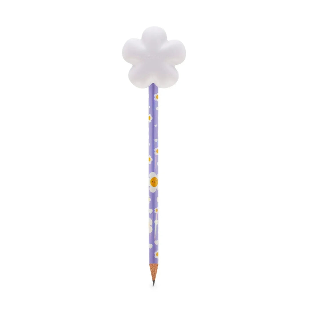 Legami Pencil With Squishy - Squeezies - Daisy / Oh Happy Daisy