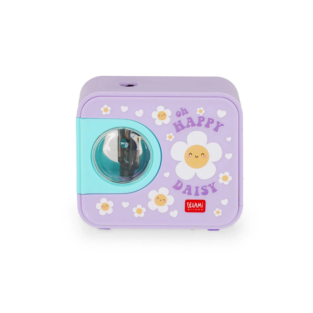 Legami Electric Pencil Sharpener - Top Of The Tip - Daisy