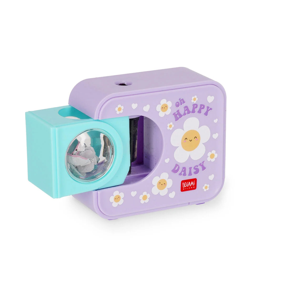Legami Electric Pencil Sharpener - Top Of The Tip - Daisy