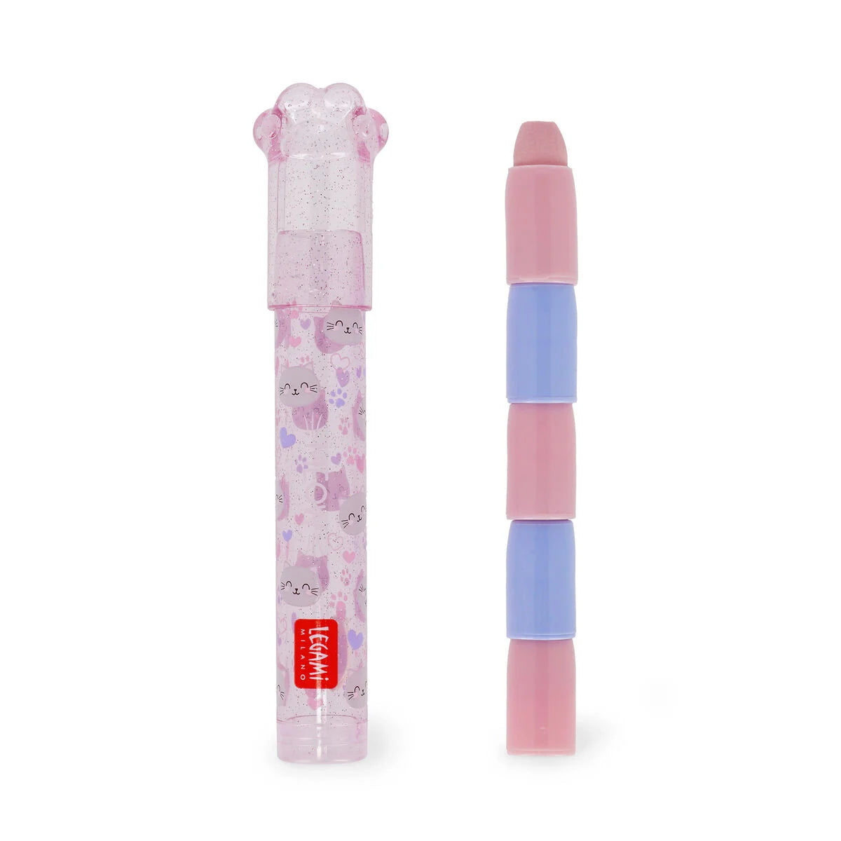 Legami Stackable Erasers - Meow - Kitty Paw