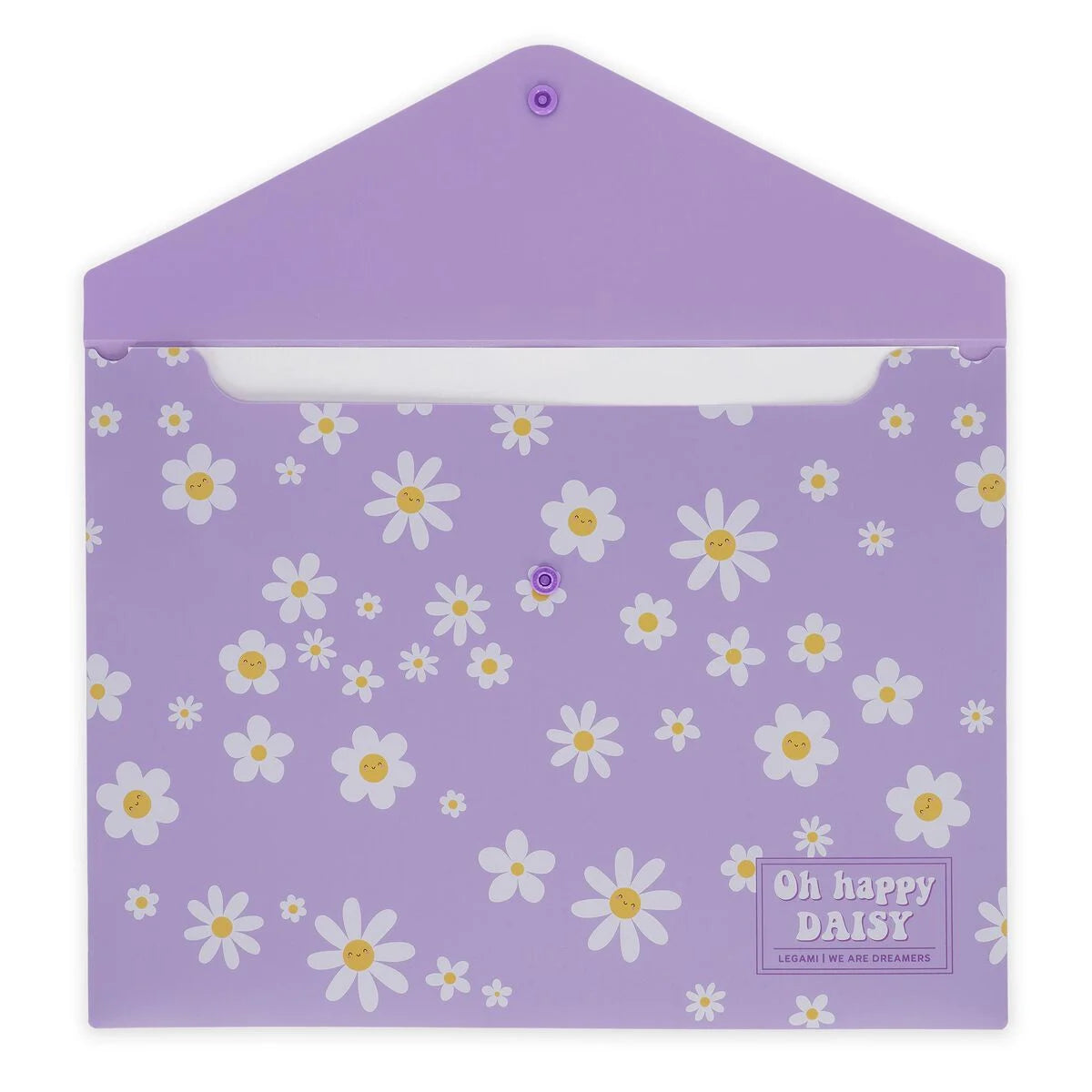 A4 Legami Document Folder - Fold & Order - Daisy