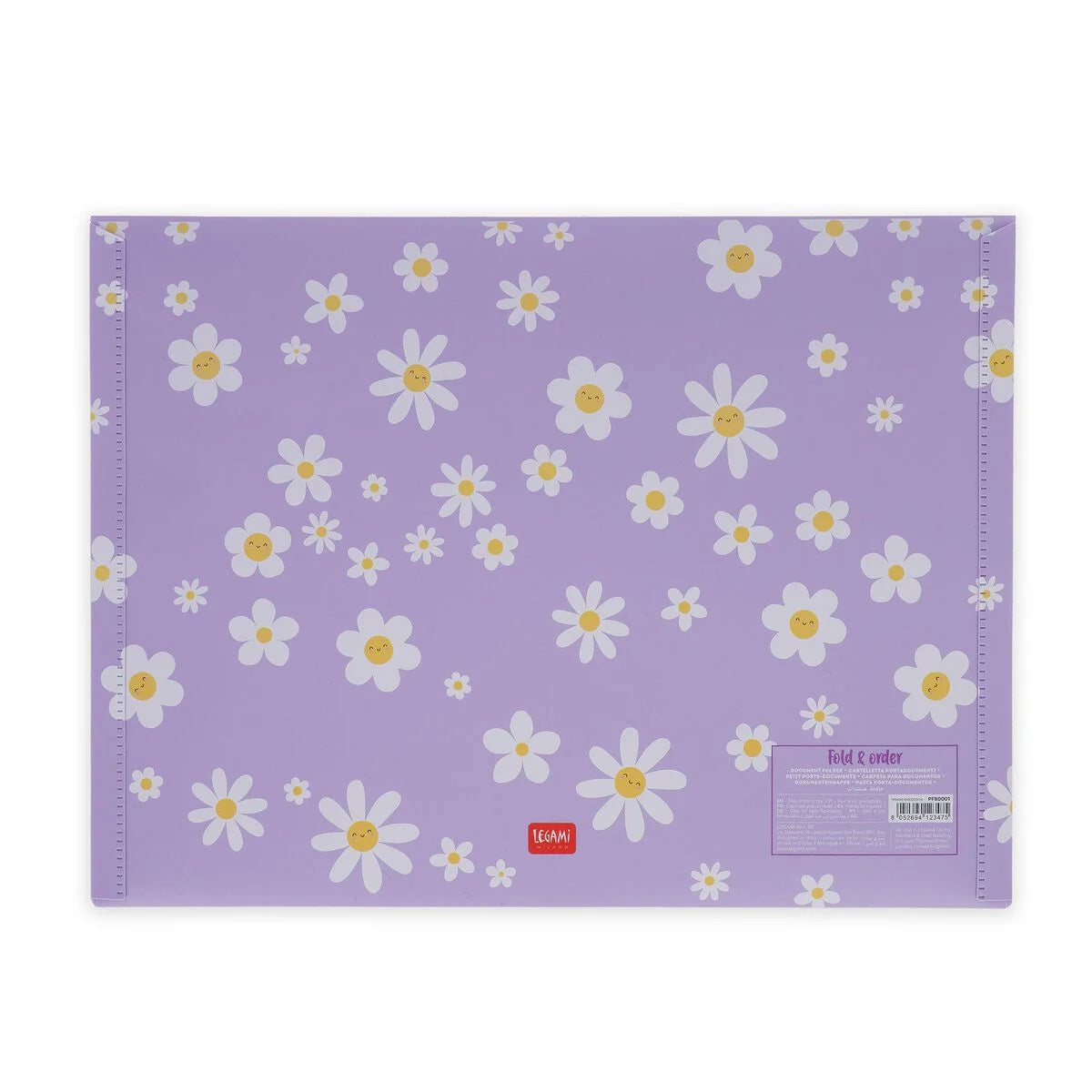 A4 Legami Document Folder - Fold & Order - Daisy