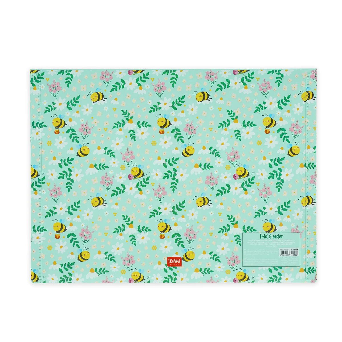 A4 Legami Document Folder - Fold & Order - Bee