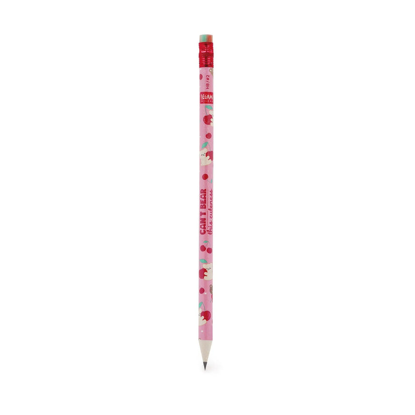 Legami Recycled Paper Pencil - I Used To Be A Newspaper - Teddy Bear