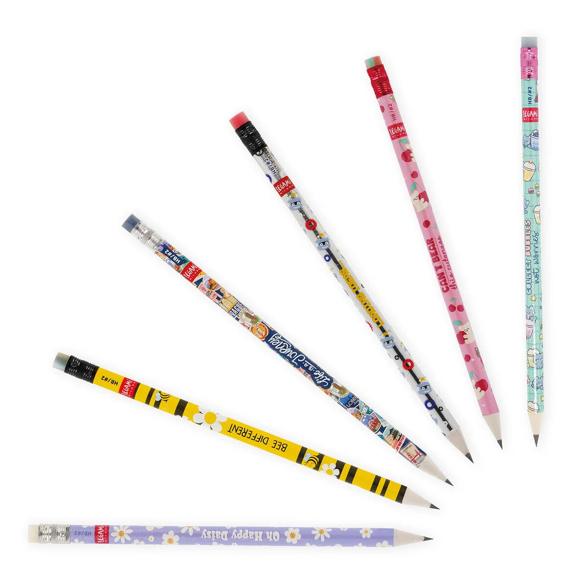 Legami Recycled Paper Pencil - I Used To Be A Newspaper - Bee