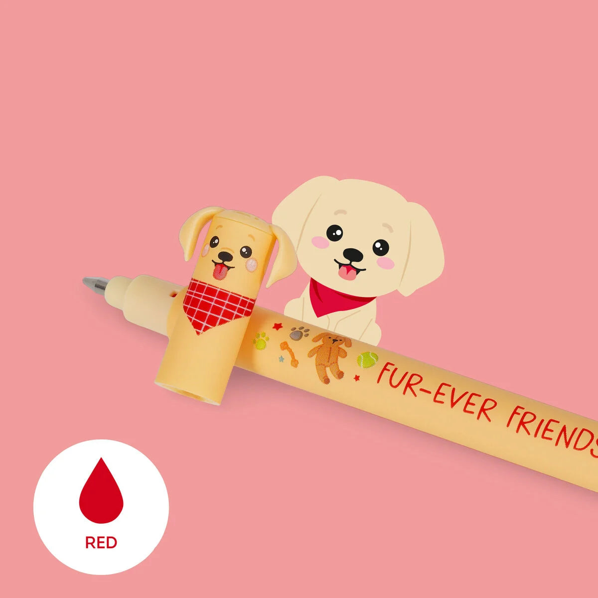 Legami Erasable Pens A Set Of 3pcs - Fur-Ever Friends