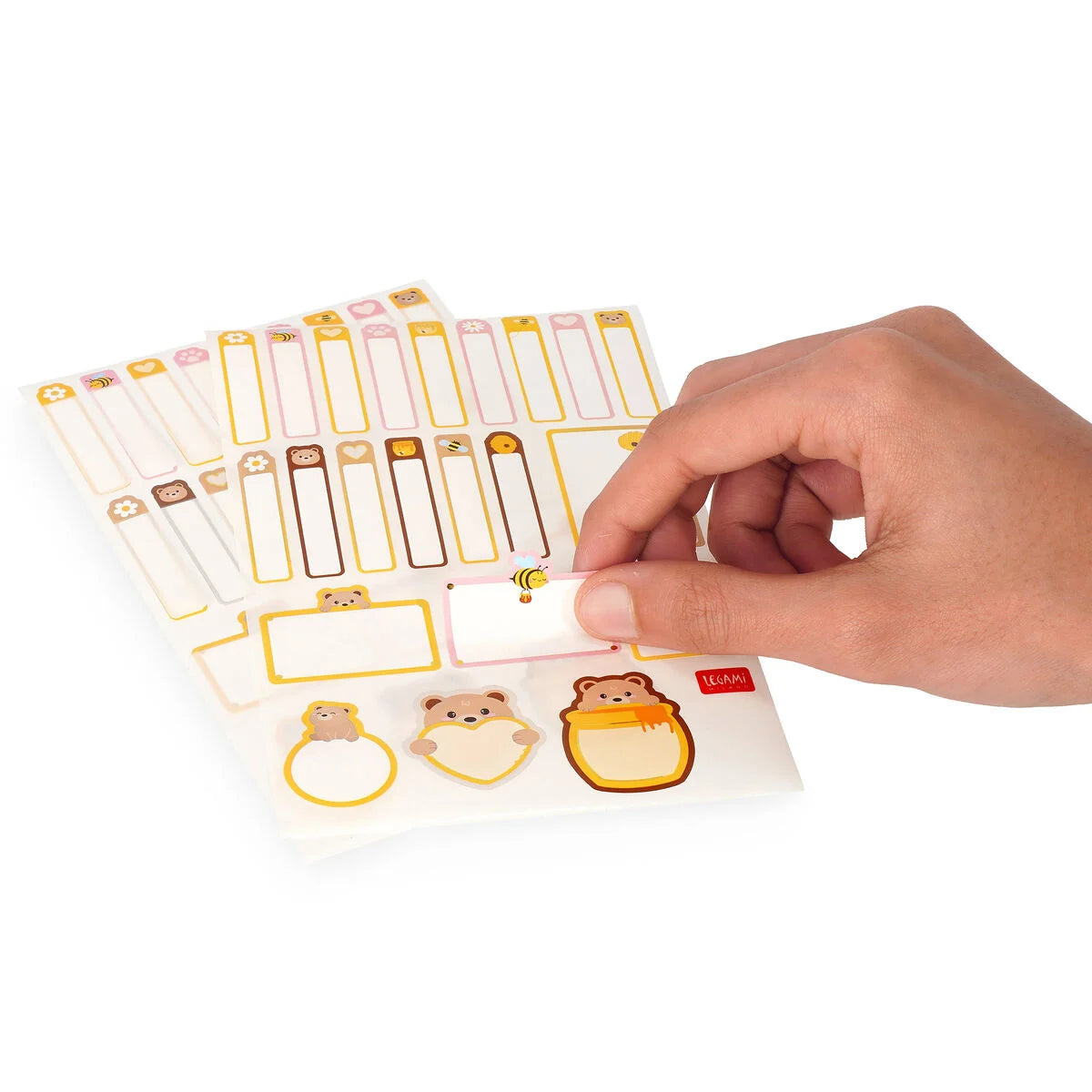 Legami Adhesive Labels With Protective Film - My Name Is... - Teddy Bear