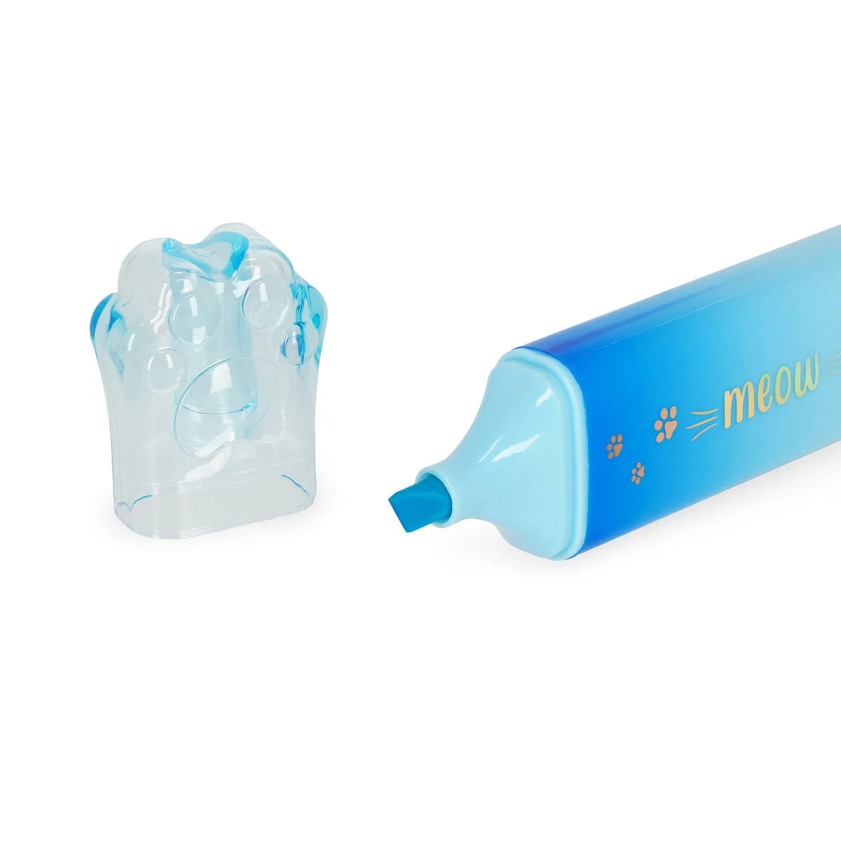 Legami Highlighter - Meow - Light Blue