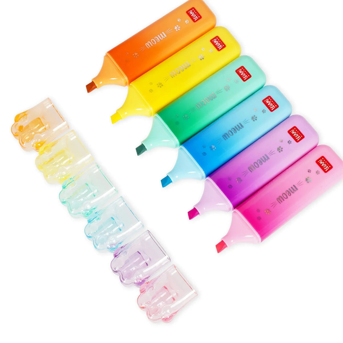 Legami Highlighter - Meow - Light Blue