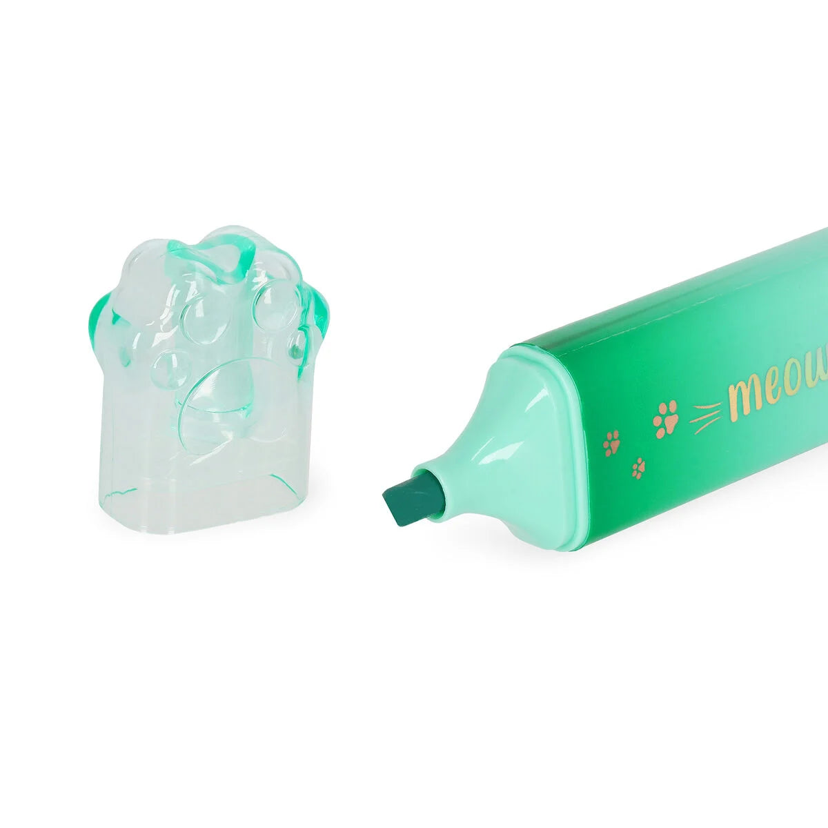 Legami Highlighter - Meow - Green