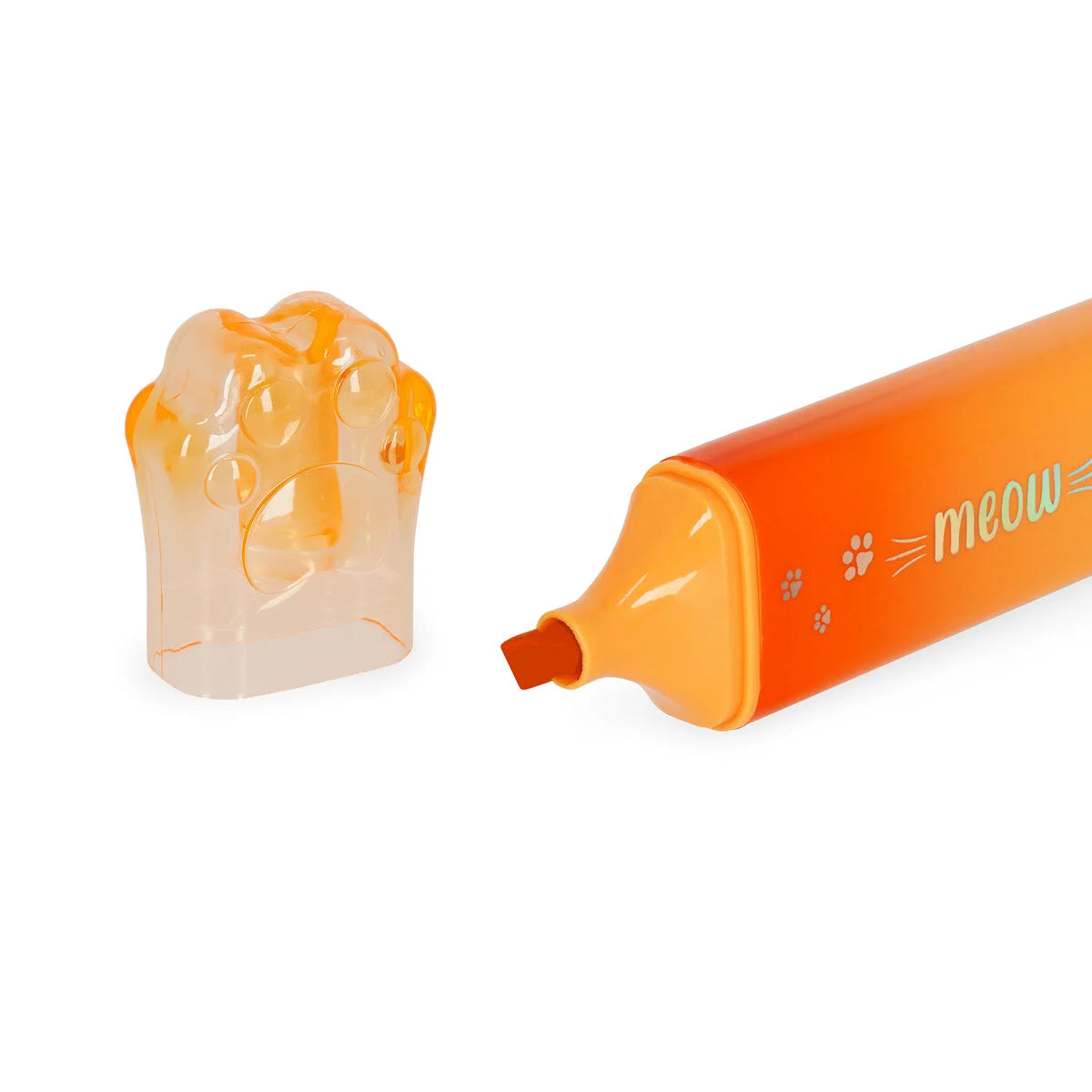 Legami Highlighter - Meow - Orange
