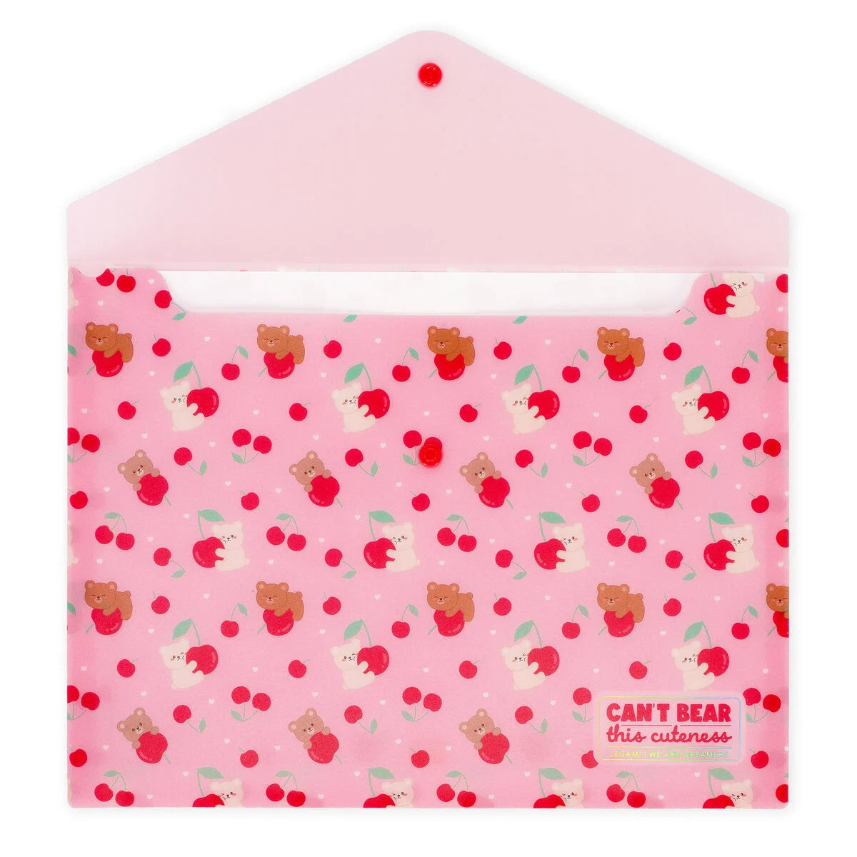 A4 Legami Document Folder - Fold & Order - Teddy Bear
