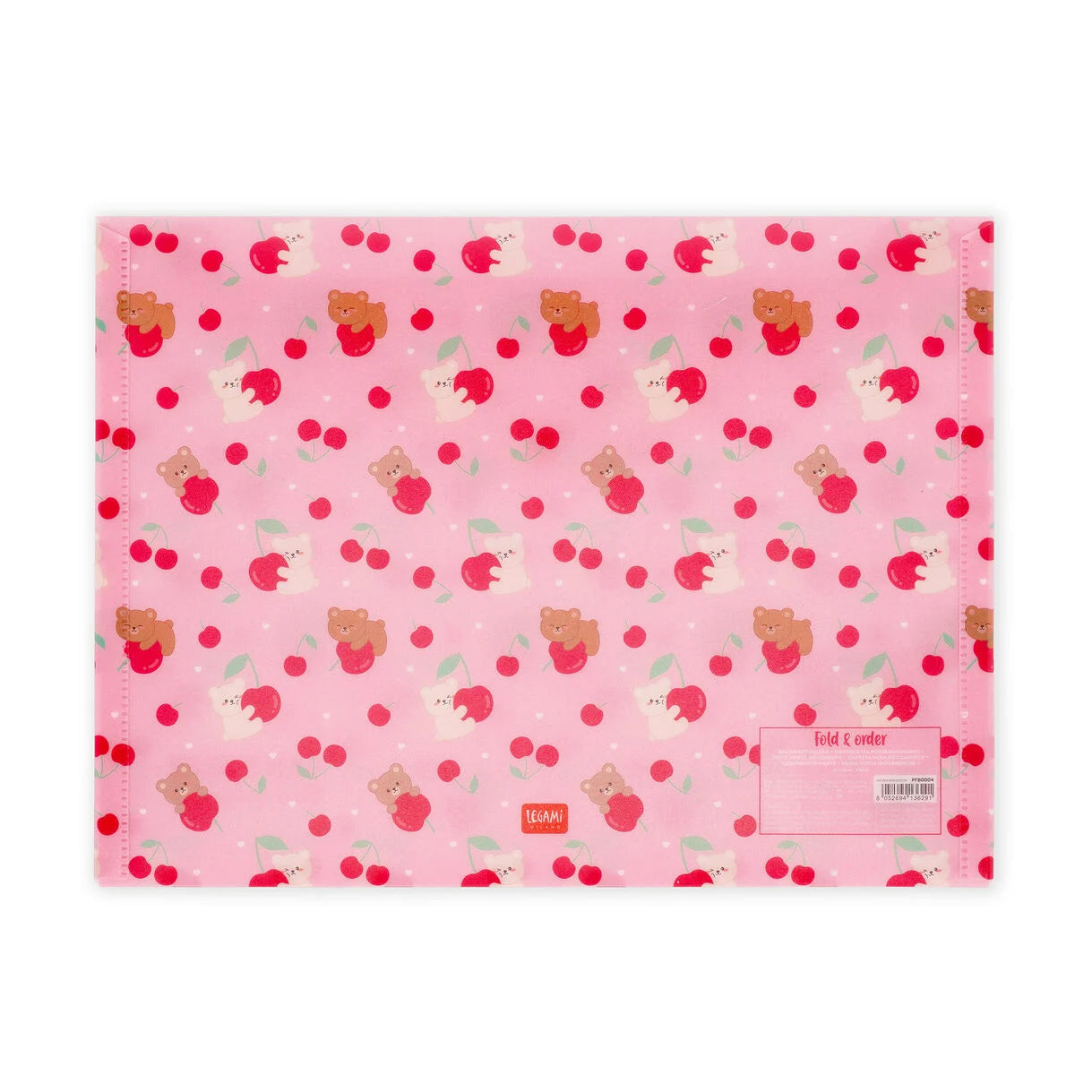 A4 Legami Document Folder - Fold & Order - Teddy Bear