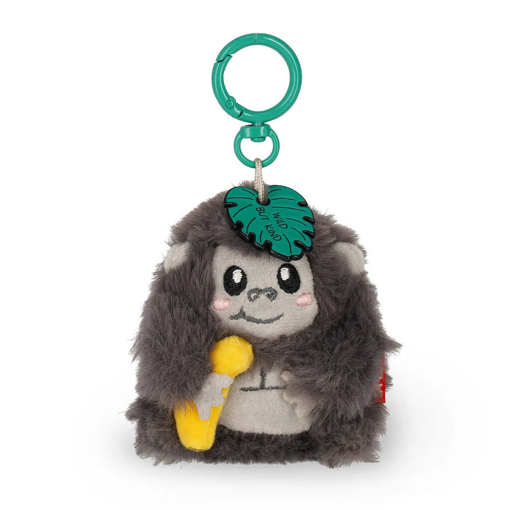Legami Plush Key Ring - Tiny Super Soft! - Gorilla - Wild But Kind