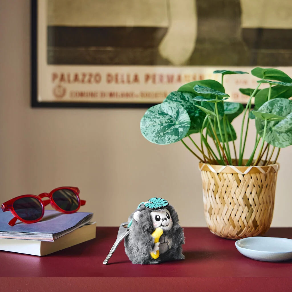 Legami Plush Key Ring - Tiny Super Soft! - Gorilla - Wild But Kind
