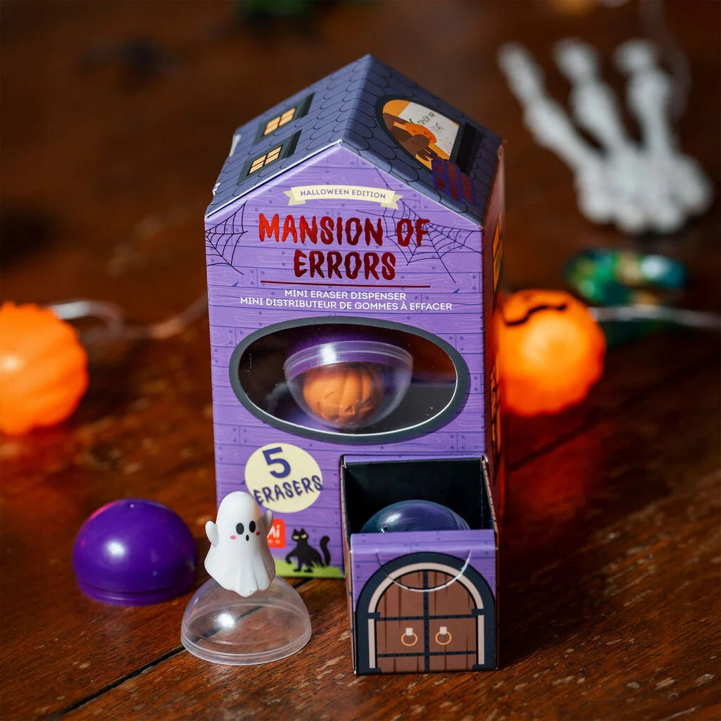 Legami - HALLOWEEN EDITION - Mini Eraser Dispenser - Mansion Of Errors
