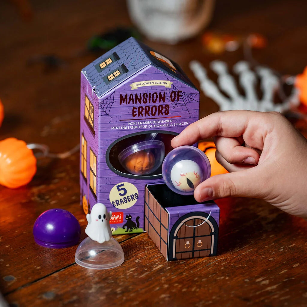 Legami - HALLOWEEN EDITION - Mini Eraser Dispenser - Mansion Of Errors