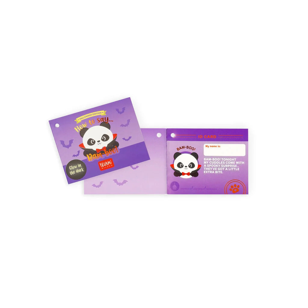 Legami - HALLOWEEN EDITION - Stuffed Toy - Mini Super Soft! - Panda - Bam-Boo!