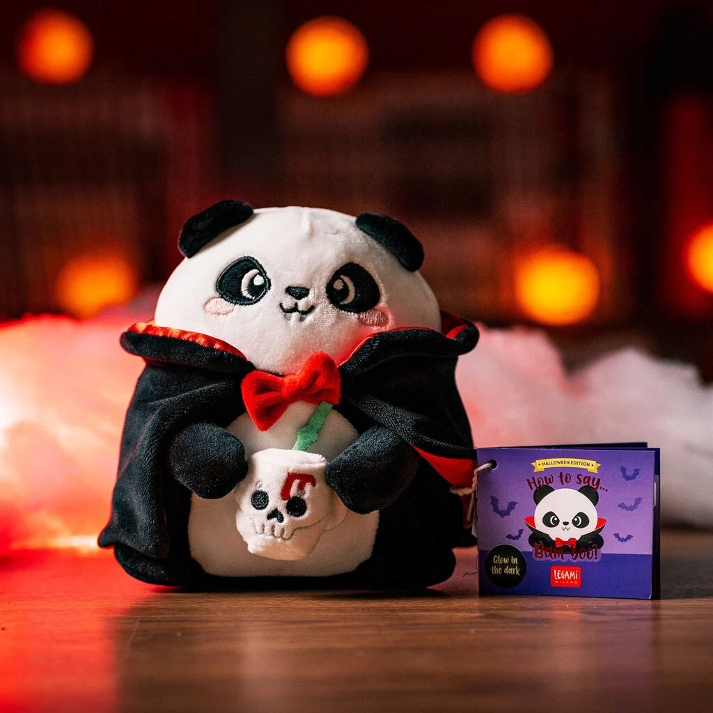 Legami - HALLOWEEN EDITION - Stuffed Toy - Mini Super Soft! - Panda - Bam-Boo!