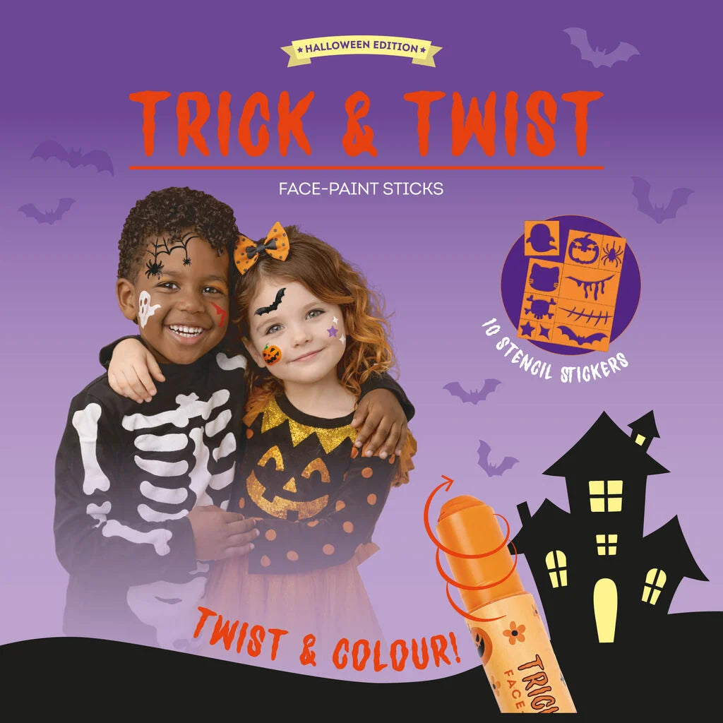 Legami - HALLOWEEN EDITION - Face-Paint Sticks A Set Of 6pcs - Trick & Twist