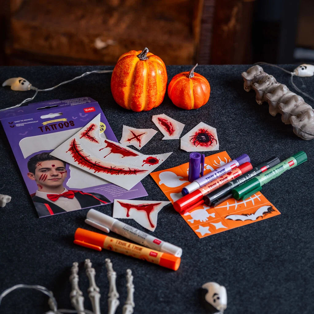 Legami - HALLOWEEN EDITION - Temporary Face & Body Tattoos